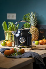 Hervidor Adler Ad 1346b Con Termómetro, Eléctrico, Potencia 2200 W, Capacidad 1,7 L, Negro