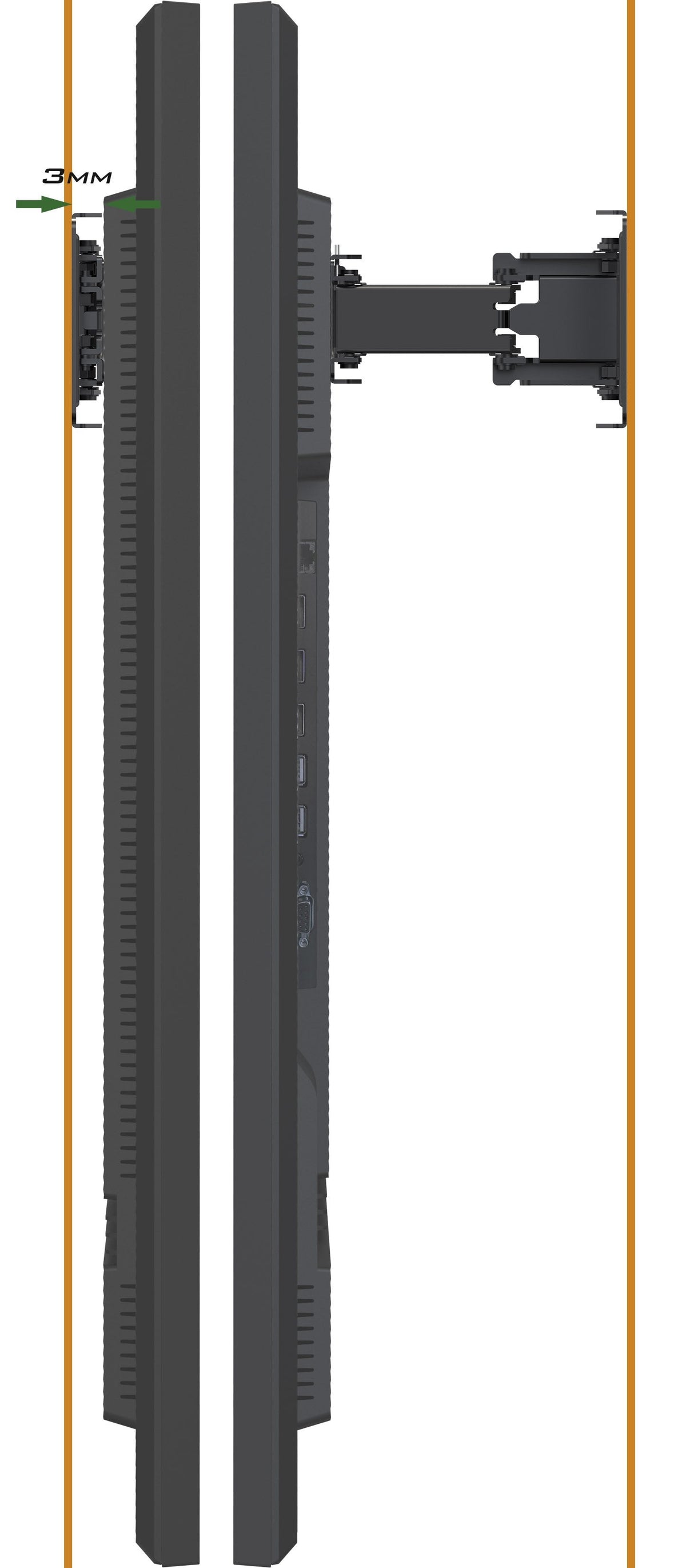 Monitor 65" Public Mount-D Iiyama Md-Wm0001