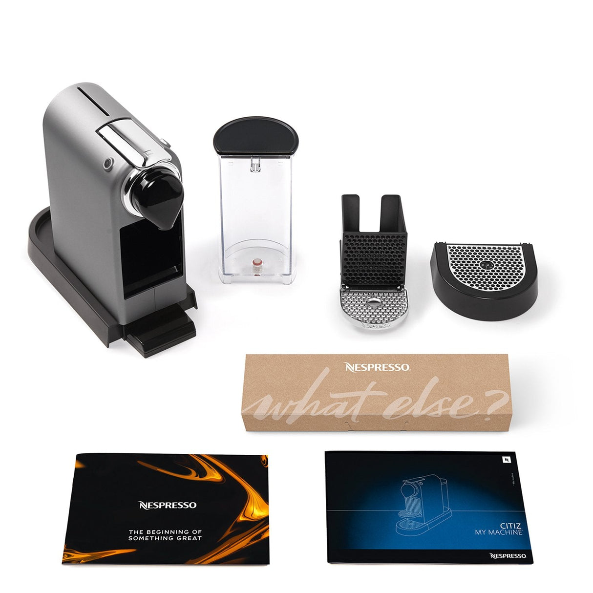 Krups Nespresso Xn741b Cafetera Eléctrica Máquina Espresso, Cafetera De Cápsulas Plateado, Máquina Espresso, Cápsula De Café, Plata