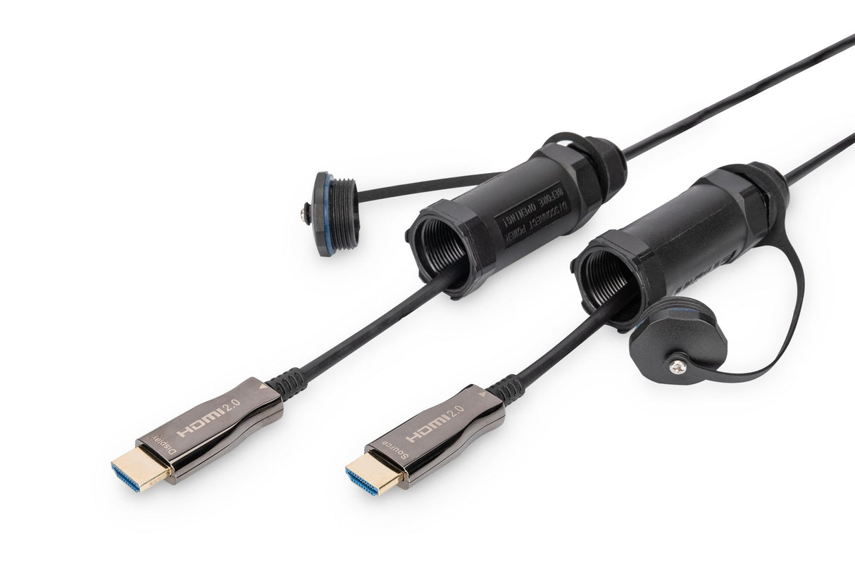 Digitus Hdmi Aoc Blindado M/M Ip68 4k 10m Negro