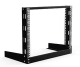 19" Desktop Shelf 6u W=600  D=300 Black (Demounted)
