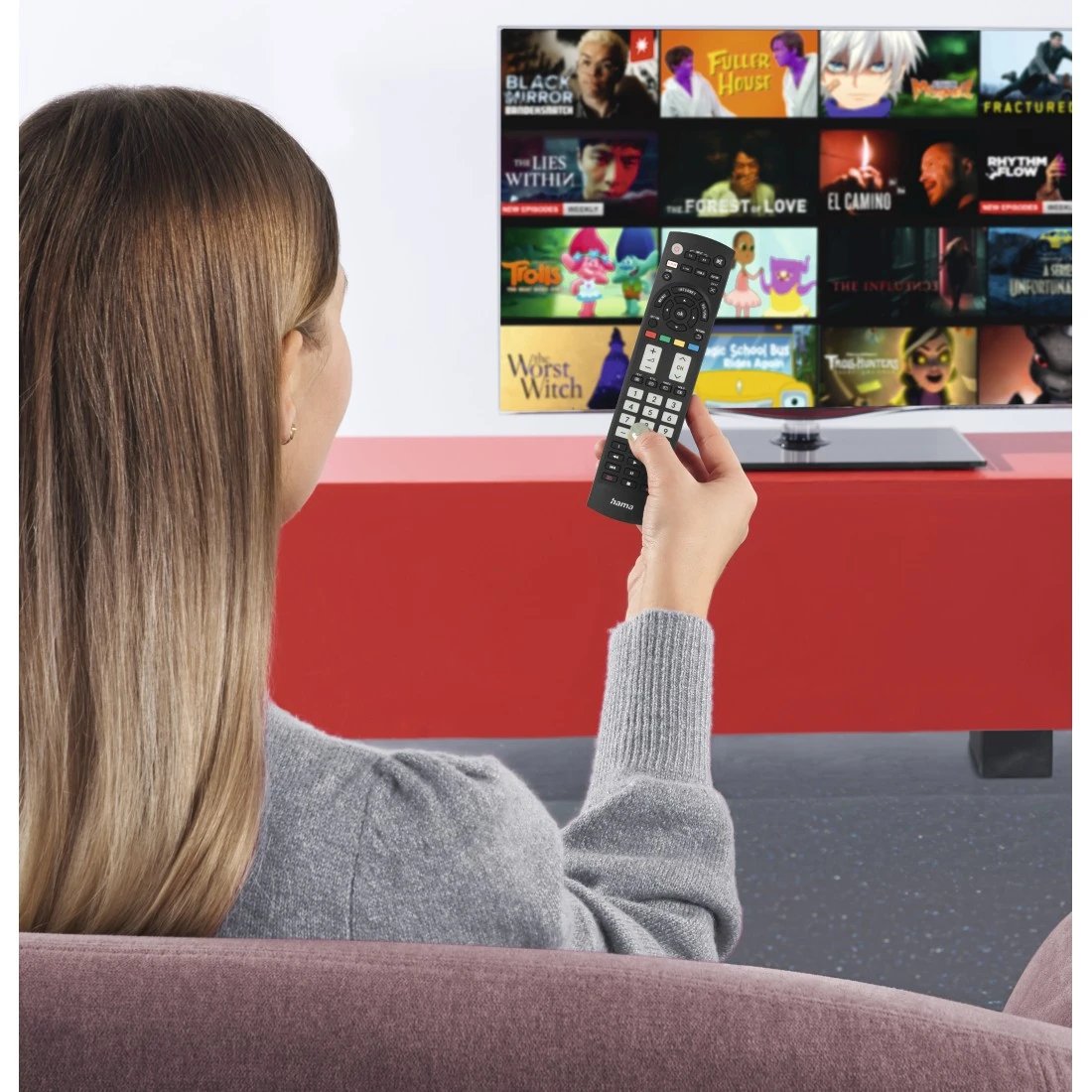 EAN 4047443506672 - Hama 00221064 mando a distancia IR inalámbrico TV Botones imagen 5