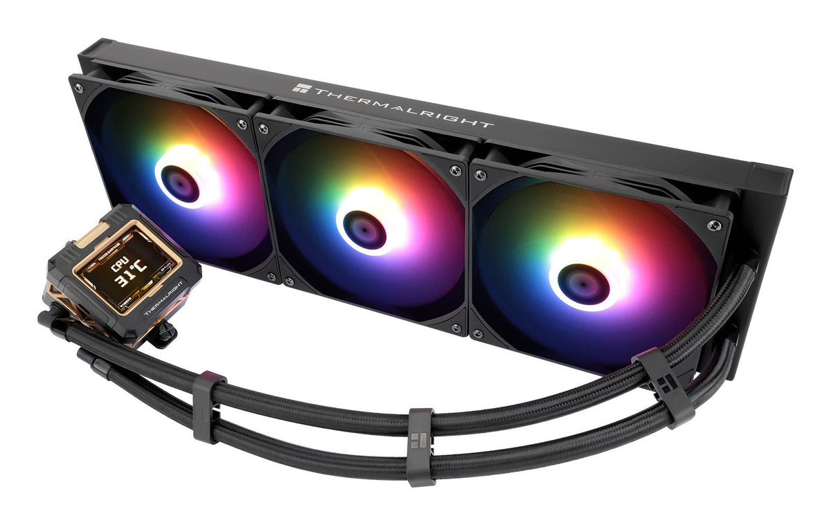 K Thermalright Frozen Warframe Refrigeración Líquida, Argb - 420mm, Negro