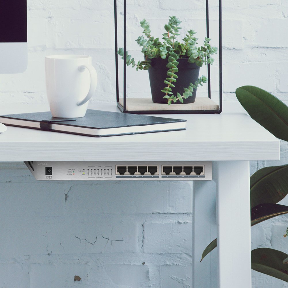 Zyxel Switch  8x Gs1008 Poe+