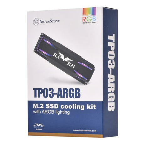 EAN 4710679811154 - Silverstone TP03-ARGB Unidad de estado sólido Disipador térmico/Radiador Negro 1 pieza(s) imagen 8
