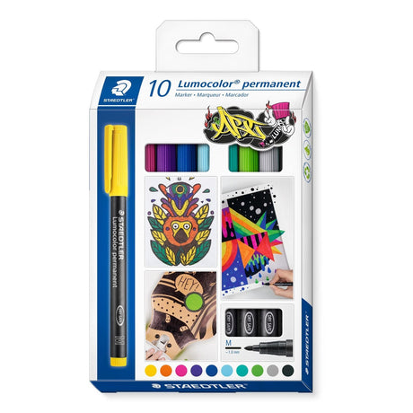 EAN 4007817086018 - Staedtler Lumocolor 317 C10 marcador permanente Surtido Colores surtidos 10 pieza(s) imagen 1