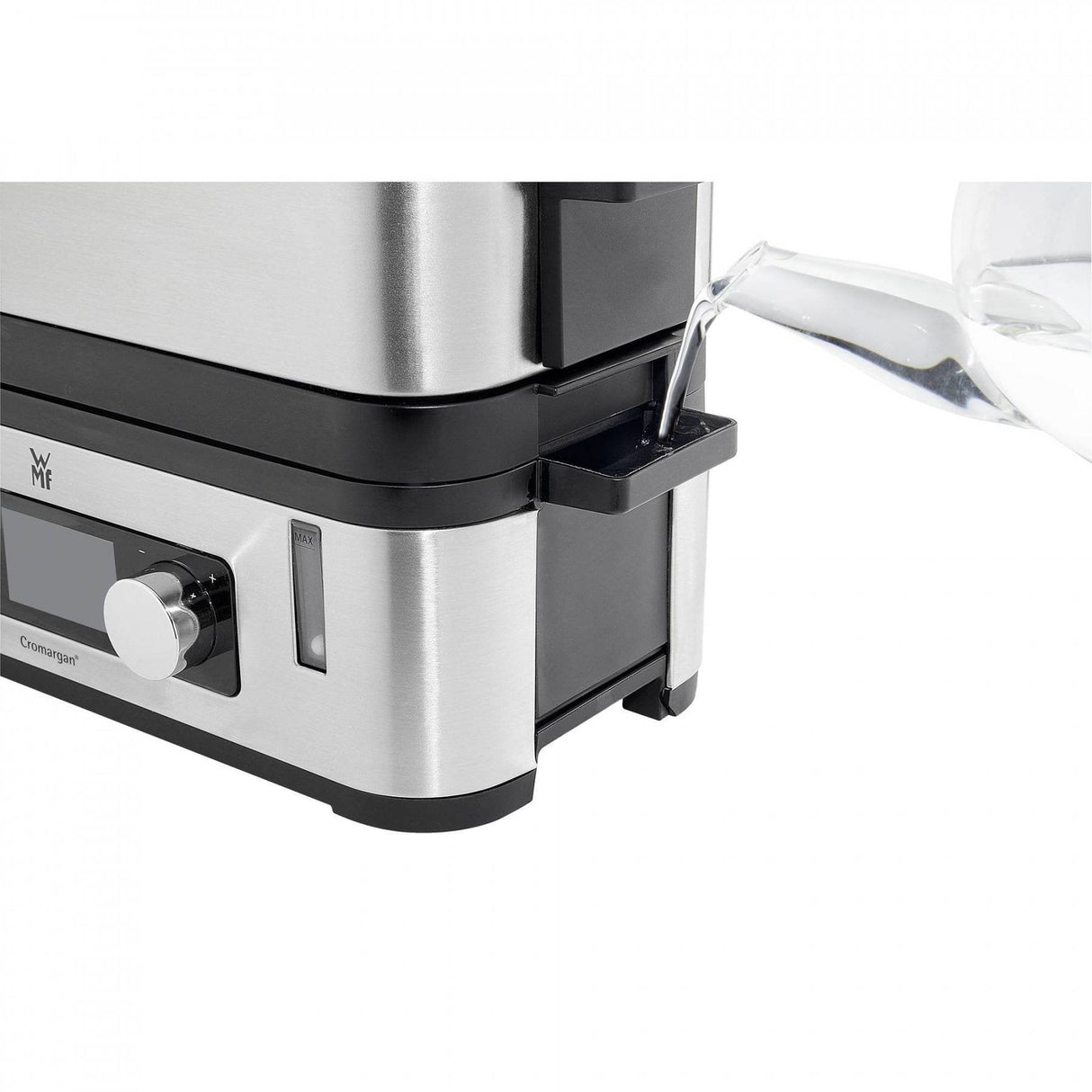 EAN 4211129119641 - WMF KITCHENminis 0415090011 vaporizador 2 cesta(s) Encimera 900 W Negro, Acero inoxidable imagen 3