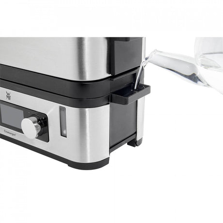 EAN 4211129119641 - WMF KITCHENminis 0415090011 vaporizador 2 cesta(s) Encimera 900 W Negro, Acero inoxidable imagen 3