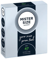Mister Size - Preservativos Talla Xs 47 Mm (3 Unidades)
