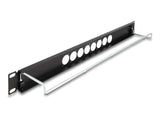 Delock 67060 Patchpanel Tipo-D De 19" Con Alivio De Tensión Central De 8 Puertos 1u Negro