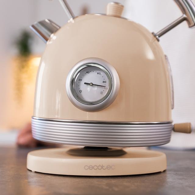 Cecotec Thermosense 420 Light Beige Hervidor De Agua 2200w  1,8l