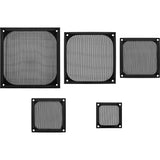 Filtro De Aluminio Inline Fan Grill 60x60mm Negro