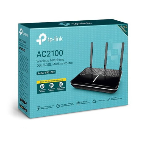 EAN 4897098682494 - TP-Link Archer VR2100v router inalámbrico Gigabit Ethernet Doble banda (2,4 GHz / 5 GHz) Negro imagen 4