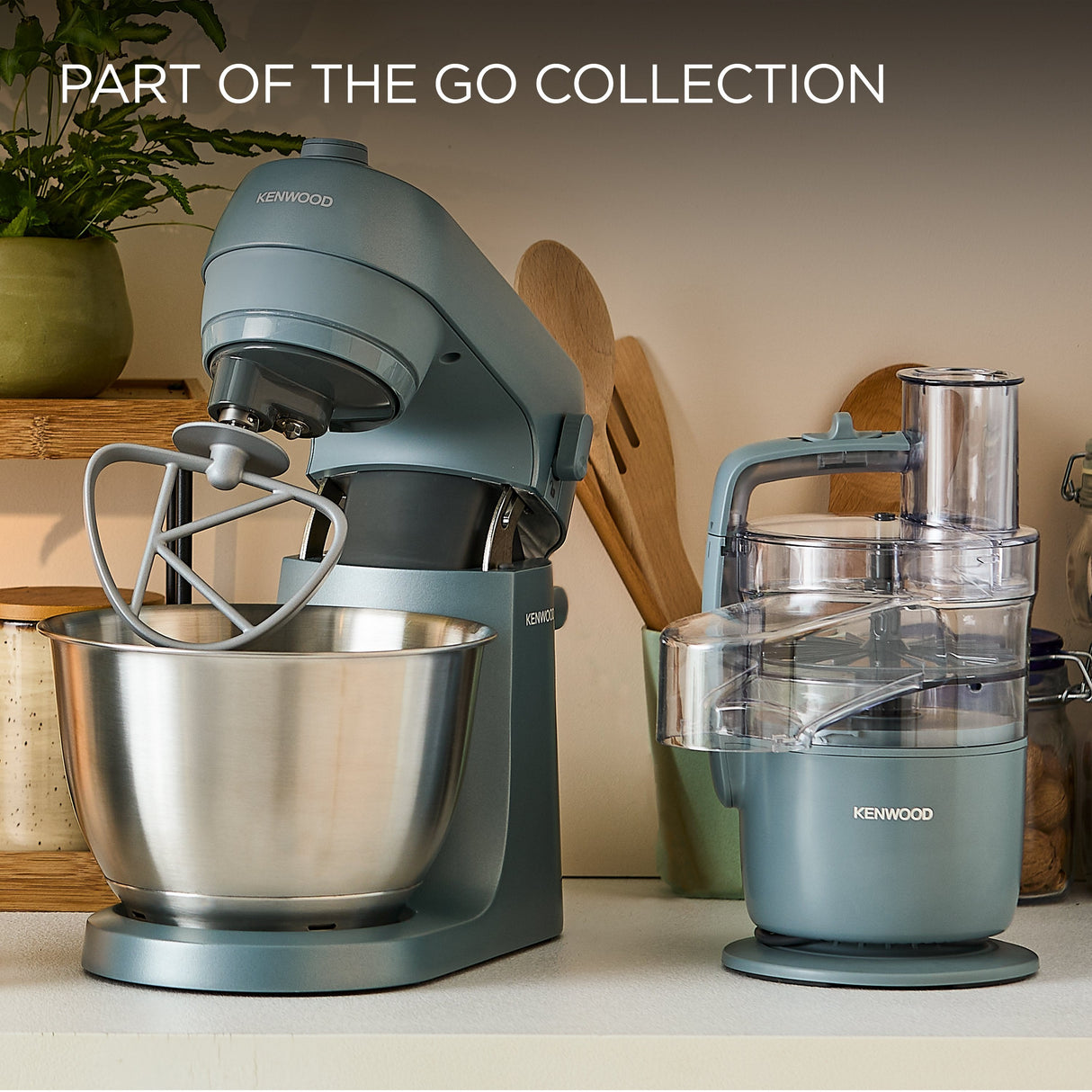 Kenwood Handmixer Quickmix Go Storm Blue (Gris, 350 Watt) 0w22210034