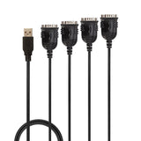 Convertidor Lindy Usb A Serie De 4 Puertos