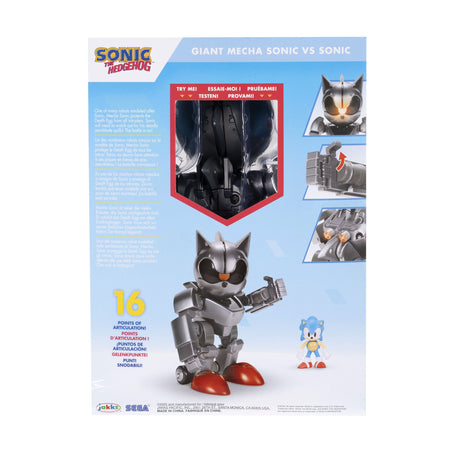 EAN 0192995429840 - Sonic the Hedgehog Giant Mecha Sonic vs Sonic Playset imagen 3