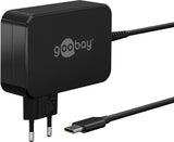 Cargador Goobay 65420 Portátil Negro Corriente Alterna Carga Rápida Interior