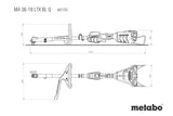 Accionamiento Multifuncional Inalámbrico Metabo Ma 36-18 Ltx Bl Q