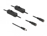 Delock Cable Dc 5,5 X 2,1 Mm Stecker Zu 2 X Dc Buchse Mit Schalter 1 M