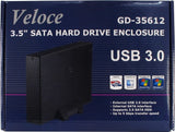 EAN 4260133125674 - Inter-Tech Veloce GD-35612 Negro 3.5" USB con suministro de corriente imagen 6