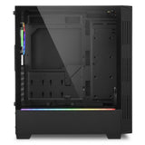 Caja Gaming Sharkoon Lit 200 Atx 2xusb3.0 Rgb Sin Fuente Negro