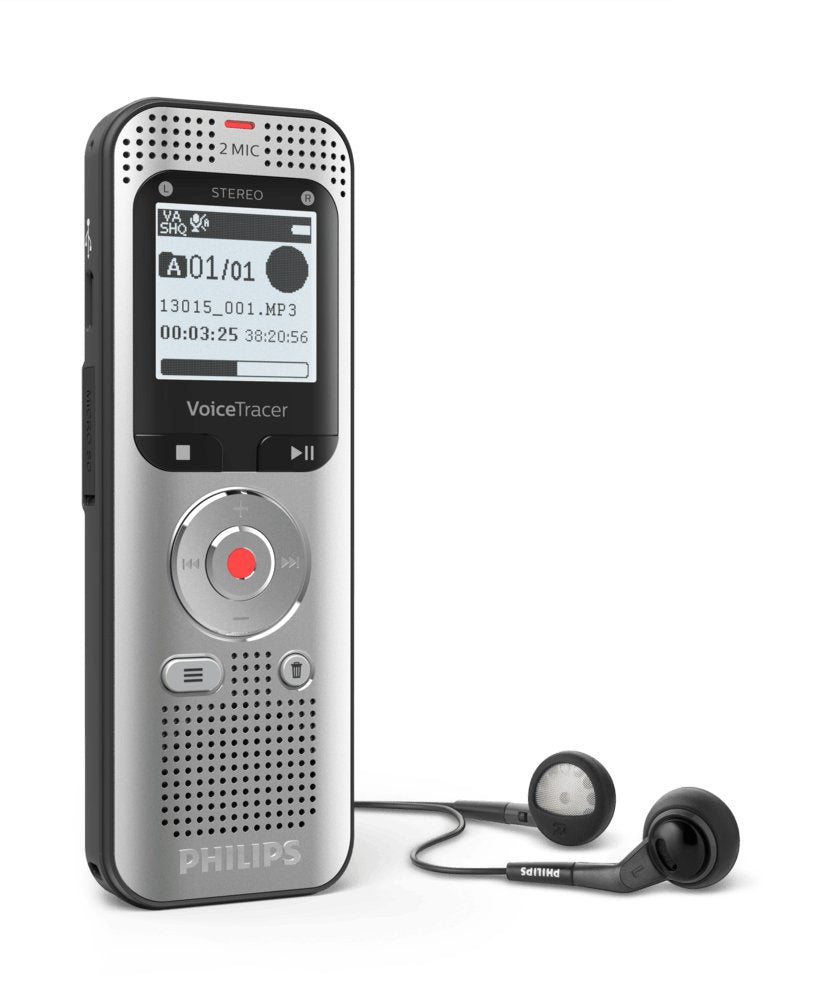 EAN 0855971006342 - Philips Voice Tracer DVT2050/00 dictáfono Tarjeta flash Plata imagen 7