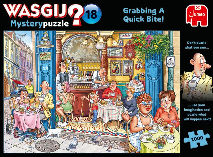 Jumbo Wasgij Mystery 18 Greifen Sie A! 1000 Teile Puzzle (19179)