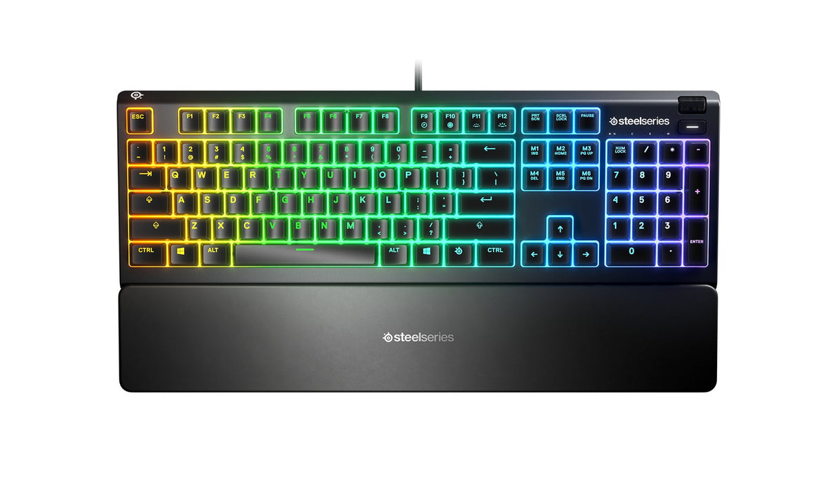 Teclado Ingles Steelseries Apex 3 Usb Negro