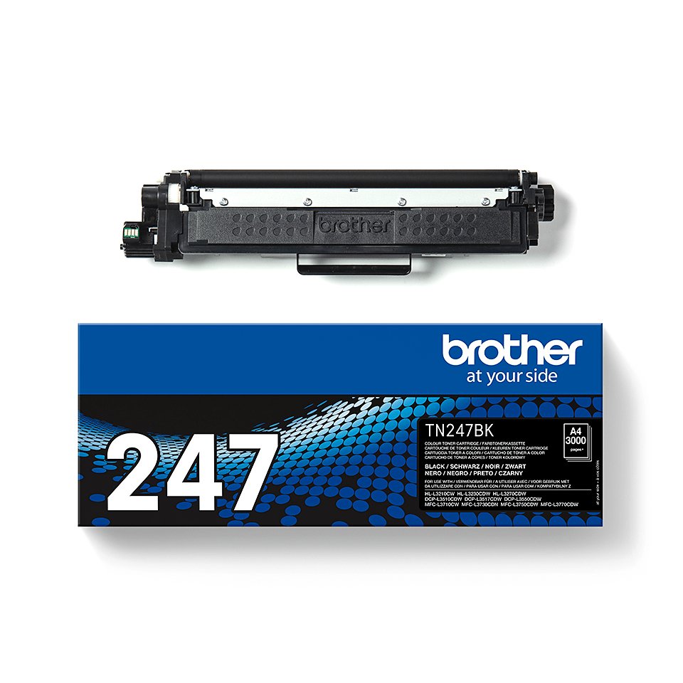 EAN 4977766787536 - Brother TN-247BK cartucho de tóner 1 pieza(s) Original Negro imagen 3