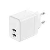 Ultra Compact Gan Ladowarka Sieciowa 2x Usb-C 35w Pd 3.0 Z Pps Biala