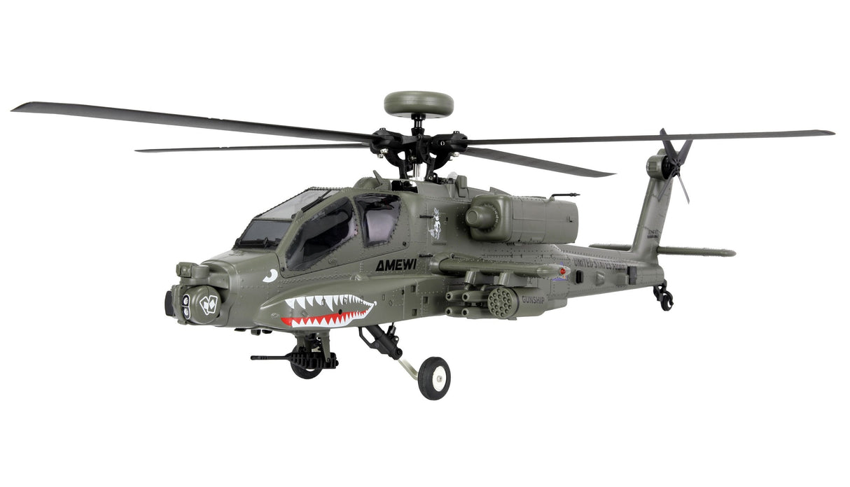 Amewi Apache Ah-64d Cp Helikopter 6g 3d Rtf Verde 16+