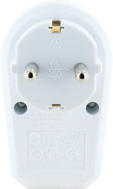 Enchufe Schwaiger 1xschuko Con Interruptor, Blanco
