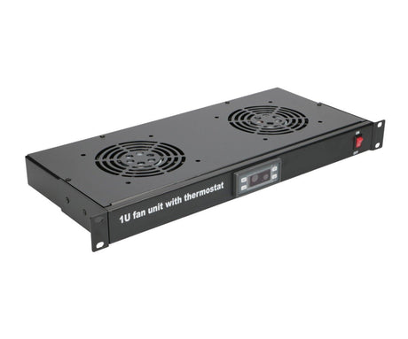 EAN 5903148919089 - Extralink 19\" RACK MOUNT FAN PANEL (2 FANS) WITH THERMOSTAT Panel del ventilador imagen 6