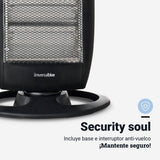 EAN 8436589072121 - Universal Blue UCH91000-21 calefactor eléctrico Interior Negro 1200 W Calefactor eléctrico halógeno imagen 8