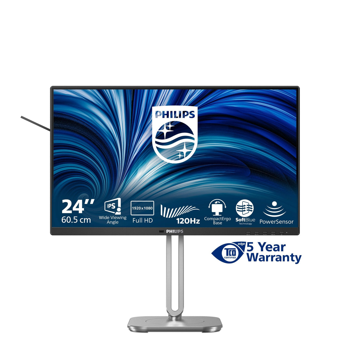 Philips 24b2n4200 00 23.8" 1920x1080 Vga Hdmi Dp Usb