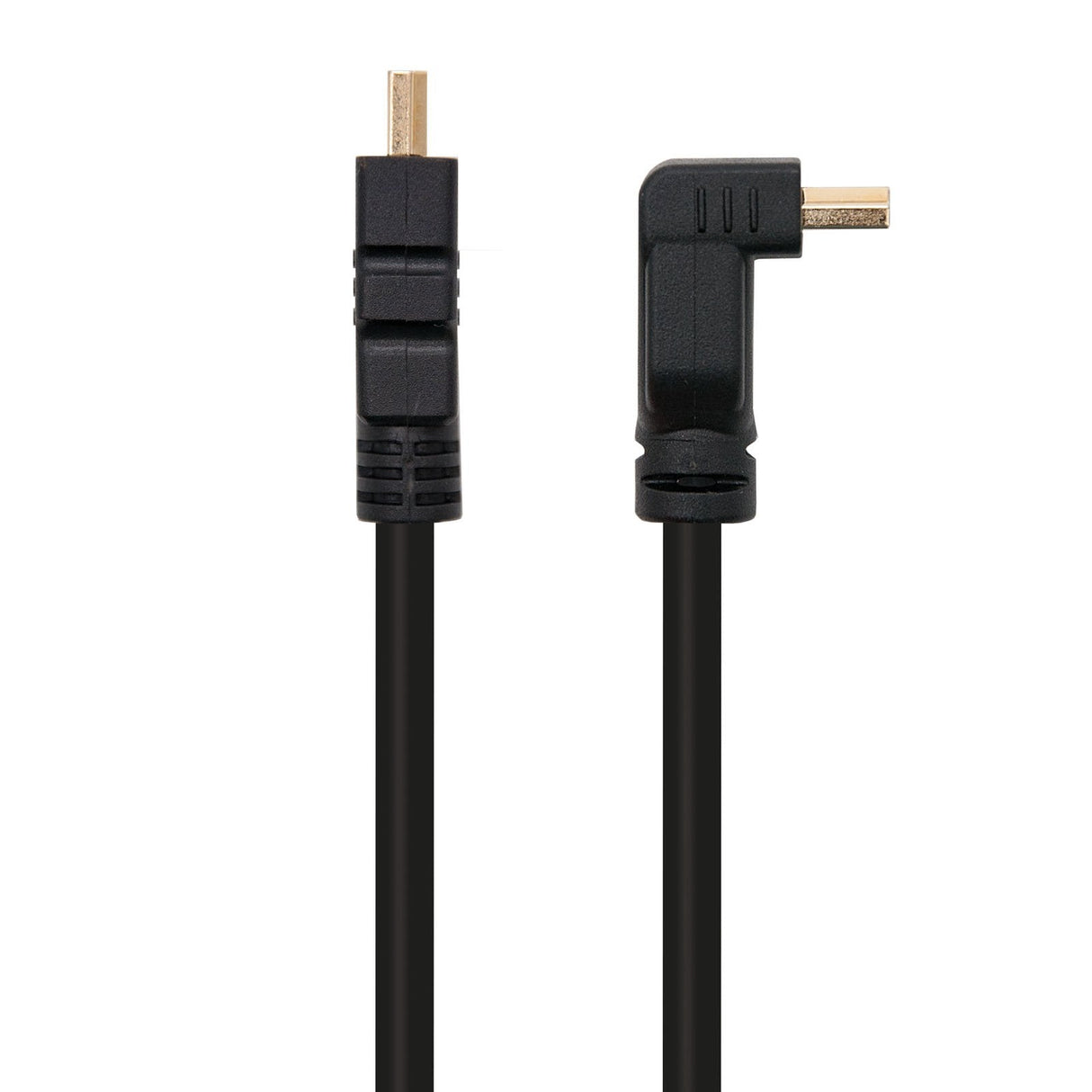 Nanocable Cable Hdmi V1.4 Acodado Macho A Hdmi V1.4 Macho 1.80m - Alta Velocidad - Negro