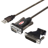 EAN 4894160001399 - UNITEK Y-105A cable de serie Negro 1,5 m USB tipo A DB-9 imagen 1