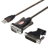 EAN 4894160001399 - UNITEK Y-105A cable de serie Negro 1,5 m USB tipo A DB-9 imagen 1