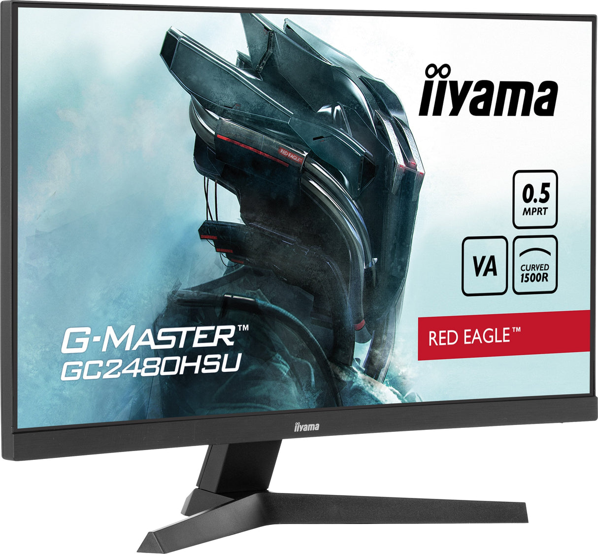 Monitor Iiyama 24" Gc2480hsu-B1 16:9 2xhdmi+Dp+Usb Curv.