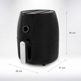 EAN 8713016076182 - Princess 182025 Sencillo 4,5 L Independiente 1500 W Freidora de aire caliente Negro imagen 17