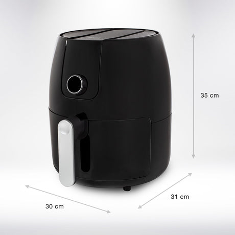 EAN 8713016076182 - Princess 182025 Sencillo 4,5 L Independiente 1500 W Freidora de aire caliente Negro imagen 17