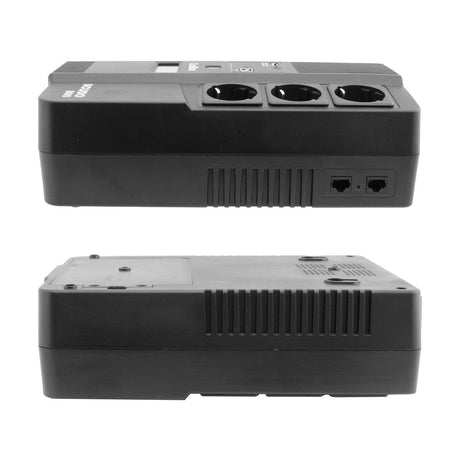 EAN 8437012429215 - CoolBox Scudo 3 LCD 800VA sistema de alimentación ininterrumpida (UPS) Línea interactiva 0,8 kVA 480 W 6  imagen 3