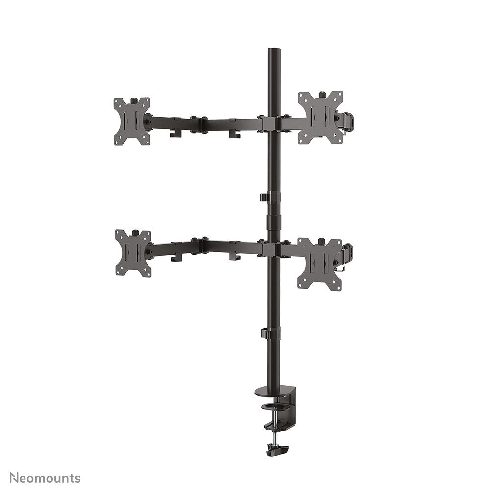 Neomounts By Newstar Soporte De Escritorio 4 Pantallas 100x100 Je 8kg 13-32'' Negro