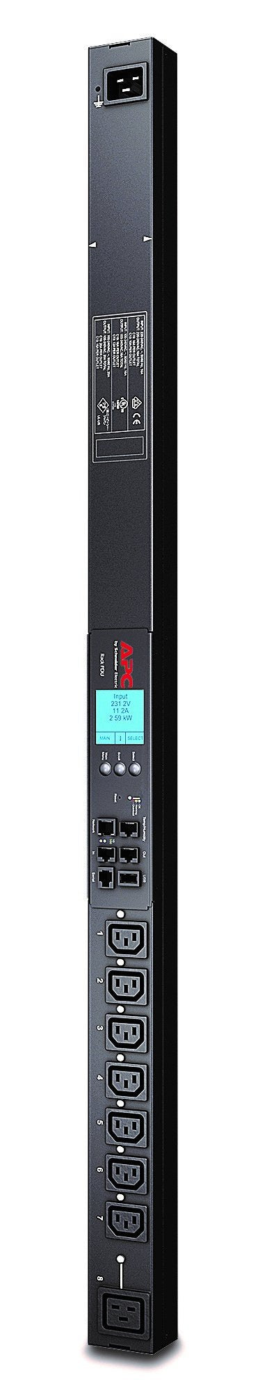 Regleta Apc Switched Rack Pdu 2g Zero U Unidad De Distribución De Alimentación (Montaje En Bastidor) Ca 200/208/230 V Rs-232 Input: Iec 60320 C20 Conectores De Salida: 8 Negro Para P/N: Ar3106sp Smx1000c Smx1500rm2uc Smx1500rm2ucnc Smx750c