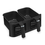 Tristar Fr-9075 Double Basket Airfryer, Total Capacity 9 L, 2500 W, Black