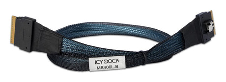 EAN 4713227446235 - Icy Dock MB406L-B cable Serial Attached SCSI (SAS) 0,5 m Negro imagen 1