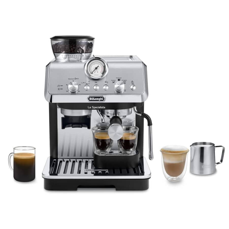 Cafetera De'Longhi Máquina Portafiltro Ec9155.Mb / La Specialima Arte Ec9155.Mb Plata