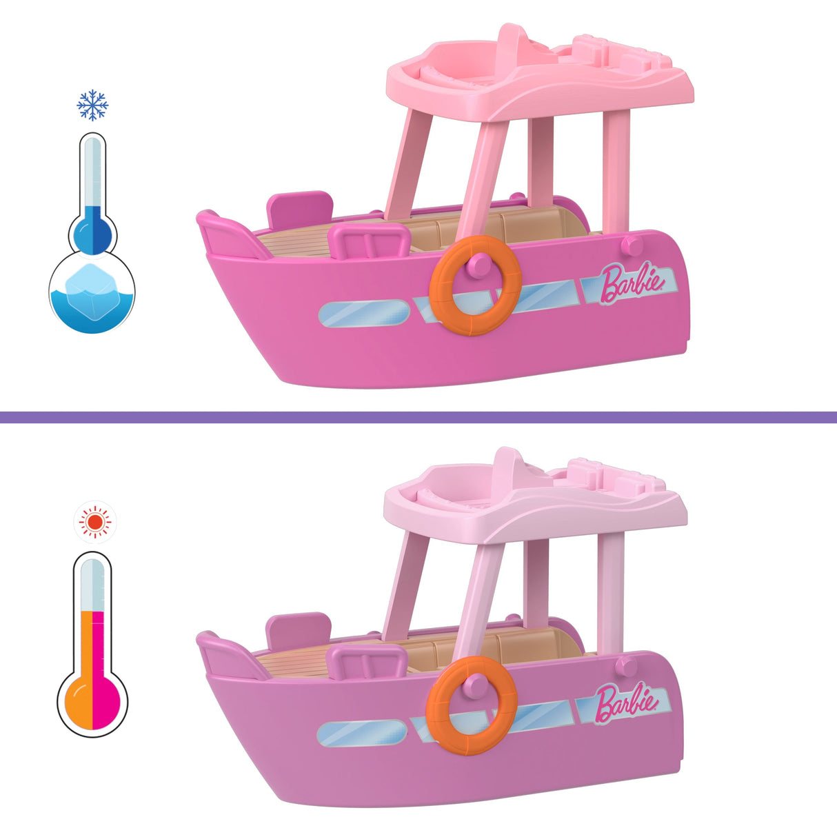 Barbie Mini Barbieland Pojazd, Lodz