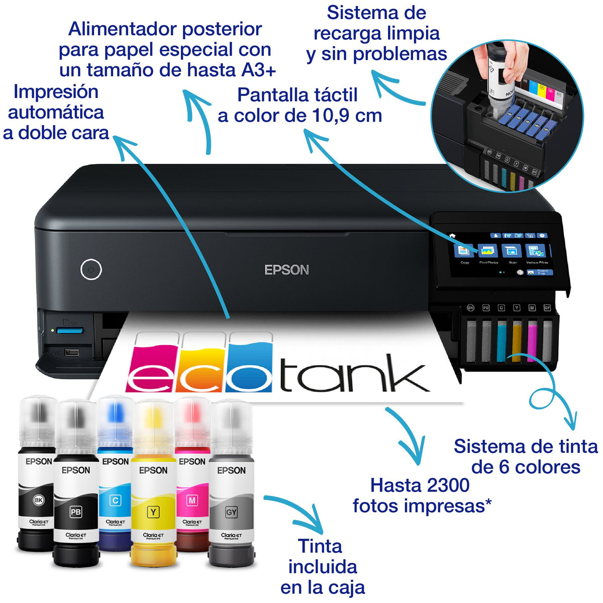EAN 8715946676722 - Epson EcoTank ET-8550 imagen 20