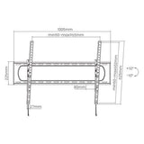 EAN 0766623461931 - Manhattan 461931 soporte para TV 3,05 m (120") Negro imagen 4